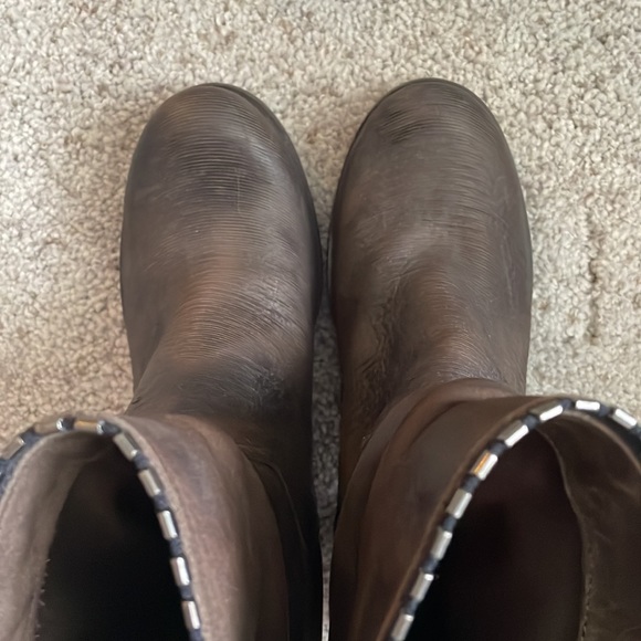 Ovyé brown leather ankle boots 6.5-7 - Picture 3 of 10